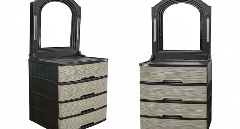 Organización total con el Tocador Glamour: práctico, moderno y resistente
