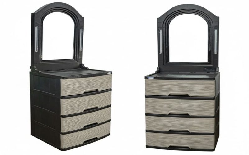 Organización total con el Tocador Glamour: práctico, moderno y resistente